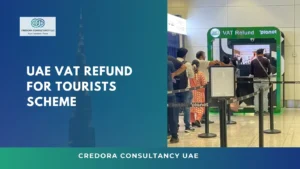 UAE VAT Refund for Tourists Scheme at a Planet VAT refund validation kiosk in Dubai Airport